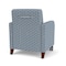 Lesro Siena Lounge Reception Guest Chair w/ Front Casters, 27 in W 29.5 in L 32.5 in H SN1101 - alternate 2